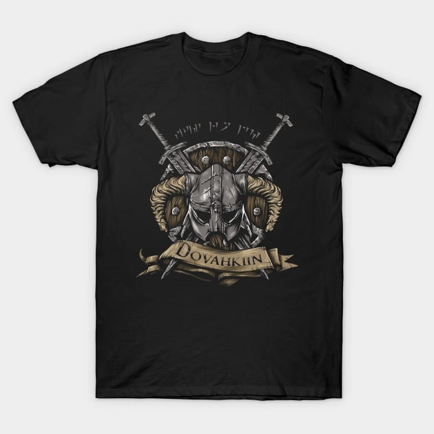 Dovahkiin T-Shirt by RedBug01